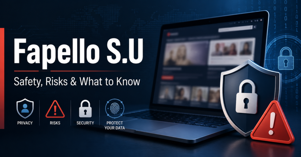 fapello s.u safety guide with privacy and online security concept